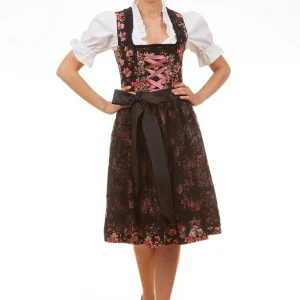 Edelnice Midi Dirndl 2-teilig Estefania In Schwarz 15