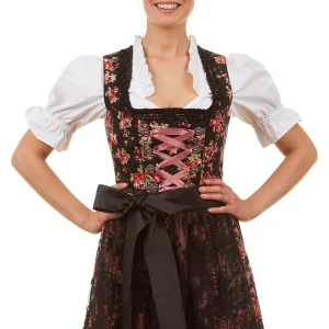 Edelnice Midi Dirndl 2-teilig Estefania In Schwarz 19