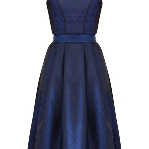 Edelnice Midi Dirndl 2-teilig In Blau, Gold 10