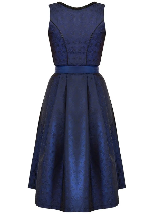 Edelnice Midi Dirndl 2-teilig In Blau, Gold 3