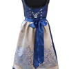 Edelnice Midi Dirndl 2-teilig In Blau, Gold 16