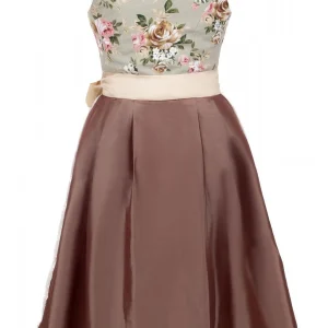 Edelnice Midi Dirndl 2-teilig In Creme, Grün 11