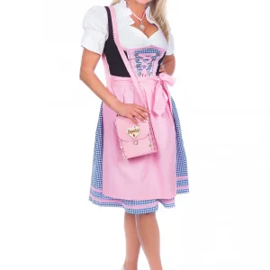 Edelnice Mini Dirndl 3-teilig In Blau, Rosa, Schwarz 16