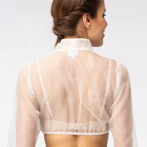 Halali By Astrid Söll Seiden-Dirndlbluse “Organza” In Champagner 6