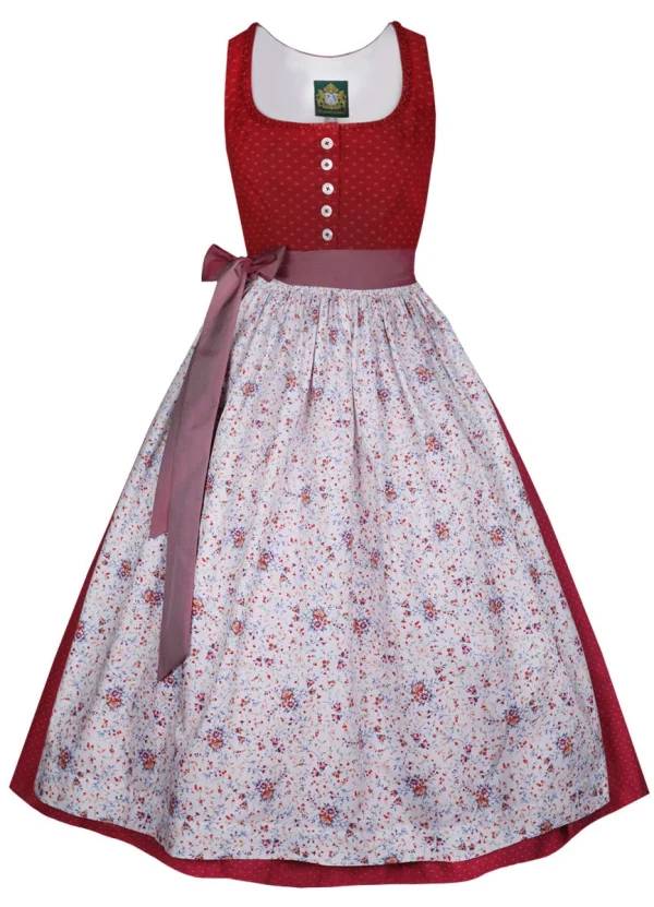 Hammerschmid Langes Dirndl In Rot 3