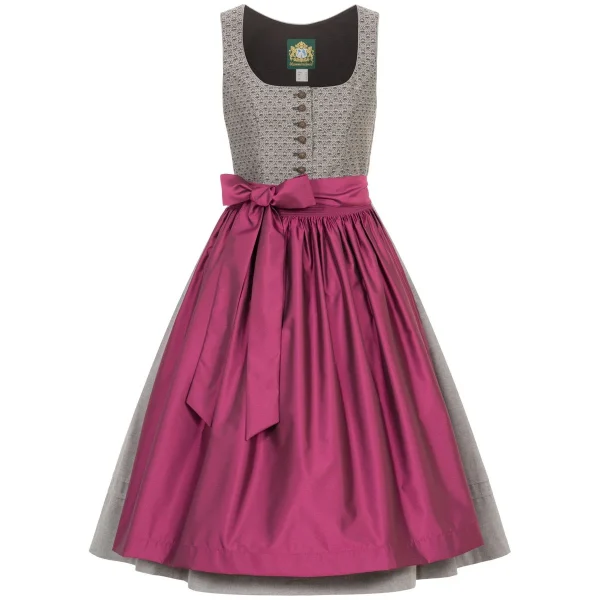 Hammerschmid Midi Dirndl In Grau 1