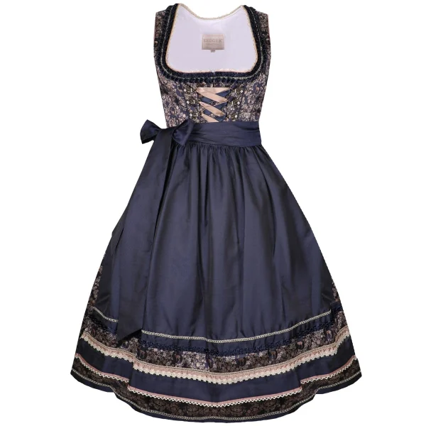 Krüger Collection Midi Dirndl In Blau 3