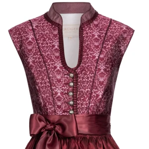 Krüger Collection Midi Dirndl In Bordeaux 12