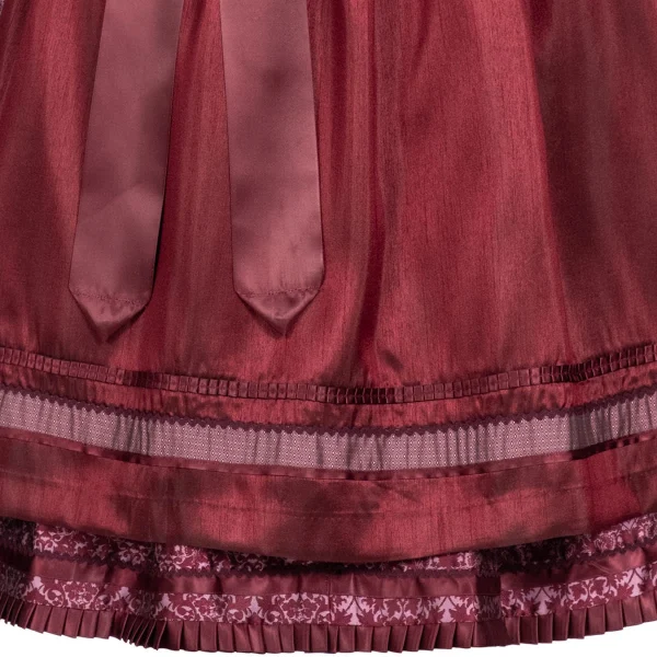 Krüger Collection Midi Dirndl In Bordeaux 5