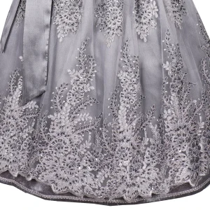 Krüger Collection Midi Dirndl In Grau 14