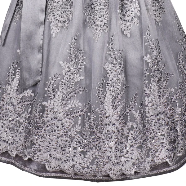 Krüger Collection Midi Dirndl In Grau 5