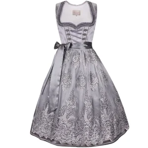 Krüger Collection Midi Dirndl In Grau 10