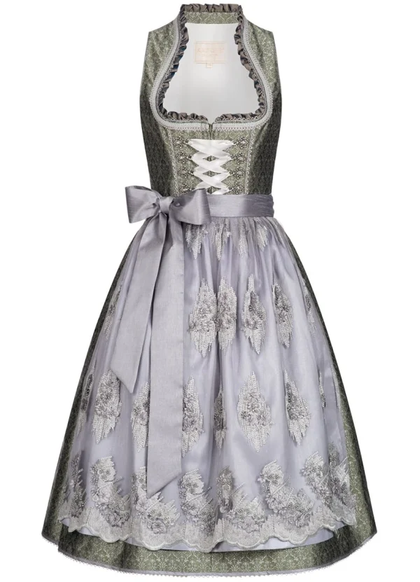 Krüger Collection Midi Dirndl In Grün 1