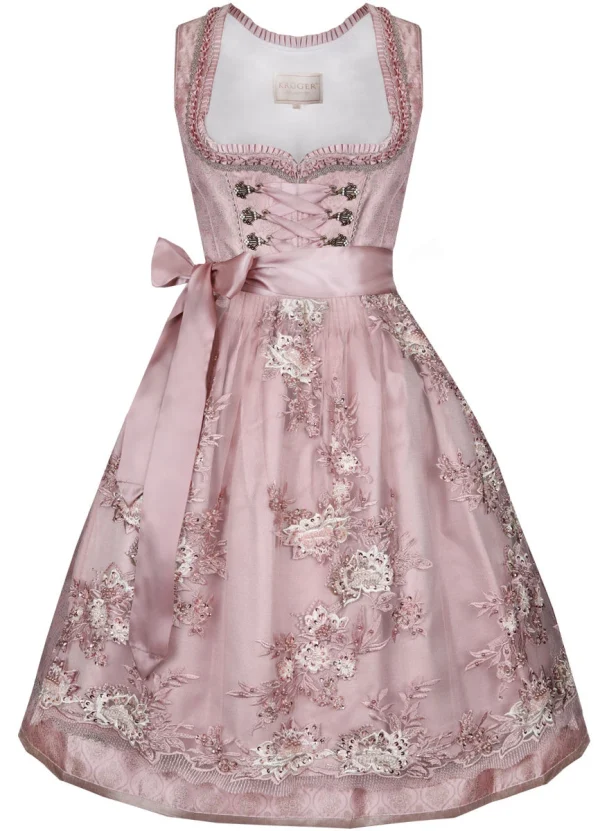 Krüger Collection Midi Dirndl In Rose 1