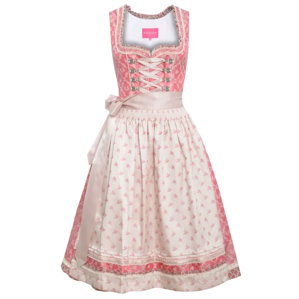 Krüger Dirndl Midi Dirndl In Pink 1