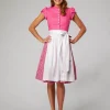 LENI VON CS Midi-Dirndl “Julchen” In Pink/ Weiß 22