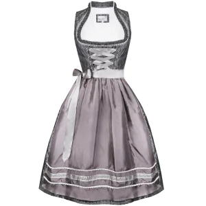 MarJo Midi Dirndl In Anthrazit 11