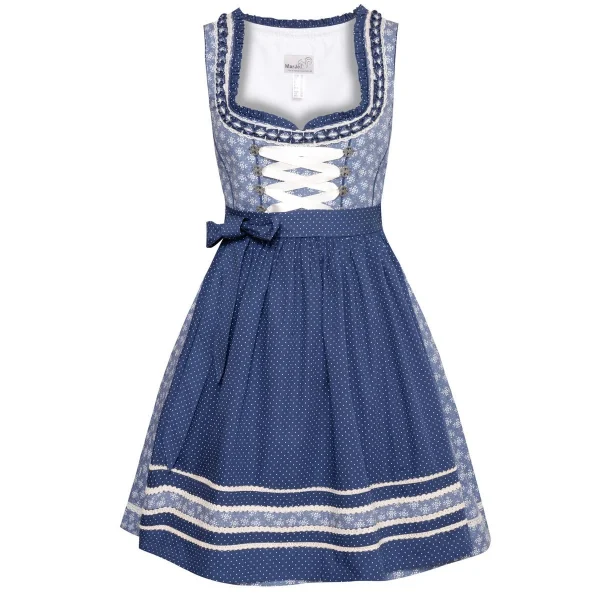 MarJo Midi Dirndl In Blau 1