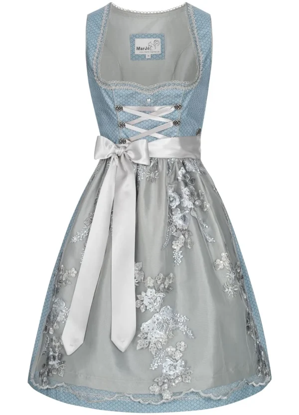 MarJo Midi Dirndl In Hellblau 1