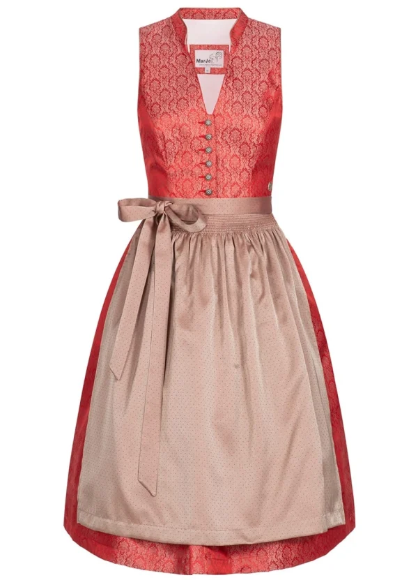 MarJo Midi Dirndl In Rot 1