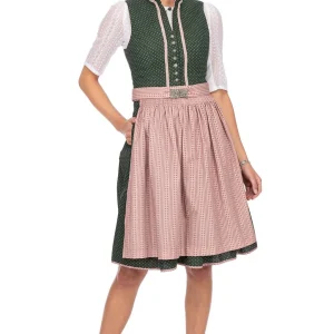 MarJo Mini Dirndl 2tlg. 58cm CORALIE Grün Creme 20