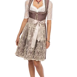 MarJo Mini Dirndl 2tlg. 58cm HENRIKE Rosenholz 28