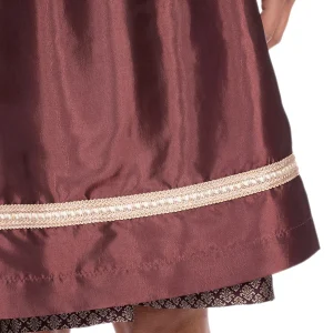 MarJo Mini Dirndl 2tlg. 58cm KÄTHE Burgund Gold 24