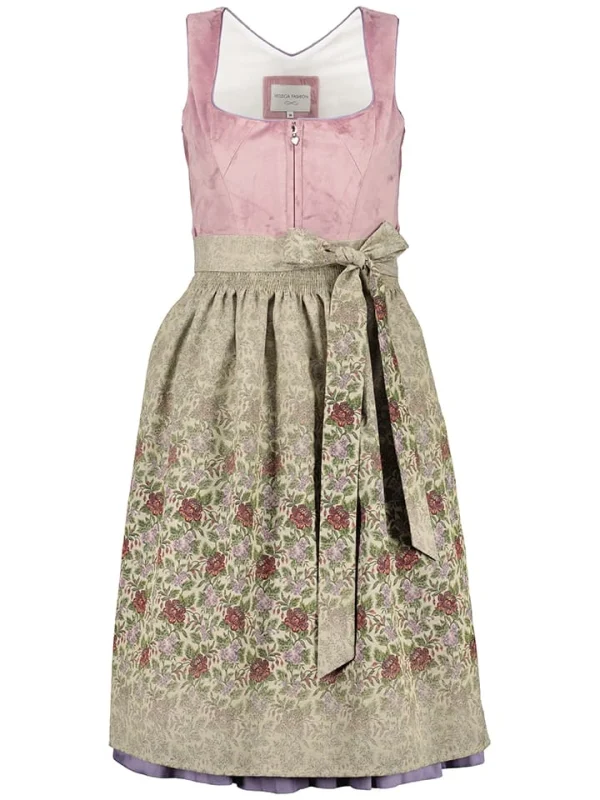 Melega Dirndl “Carolina” In Lila/ Beige 1