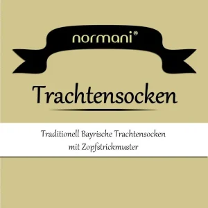 Normani Trachtensocken In Silbermelange 6