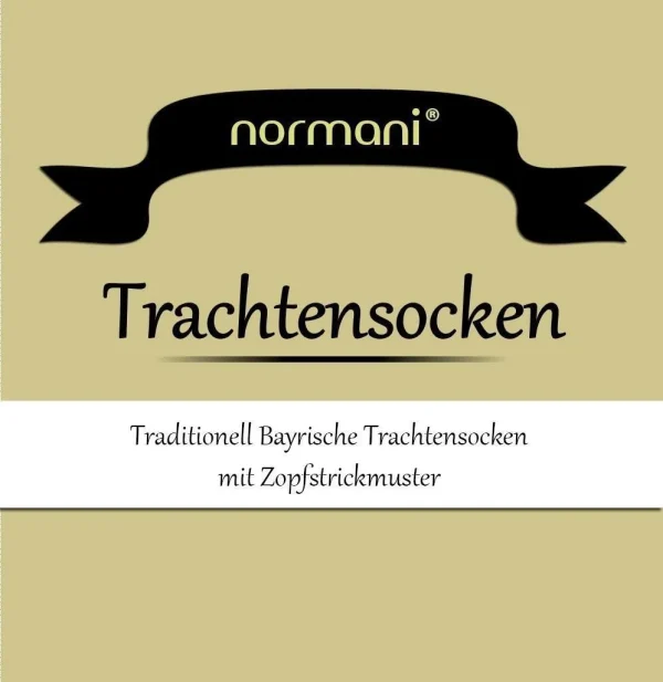 Normani Trachtensocken Mit Leinen In Naturmelange 4