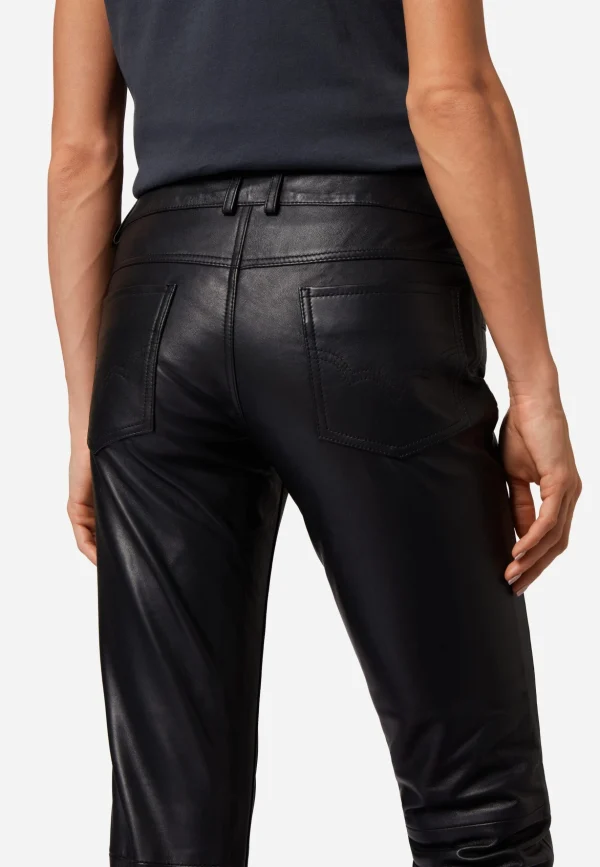 RICANO Lederhose Triston-B In Schwarz 5