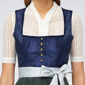 Schmuckstück By Alpenherz Dirndl “Antonia” In Dunkelblau/ Dunkelgrün 11