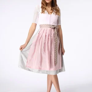 Schmuckstück By Alpenherz Dirndl In Rosé/ Hellgrau 16