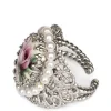 Schuhmacher Ring R801 Ornament Umfasst, Rosa 13