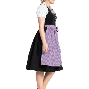 Sheego Dirndl In Schwarz-lila 10