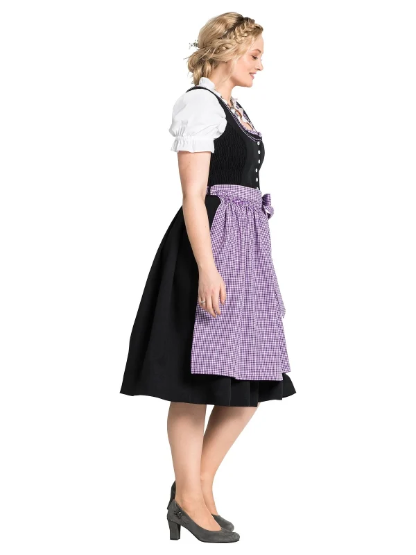 Sheego Dirndl In Schwarz-lila 3