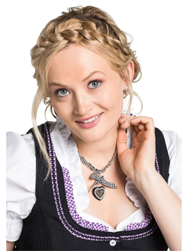 Sheego Dirndl In Schwarz-lila 6