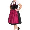 Sheego Dirndl In Schwarz-rot 13