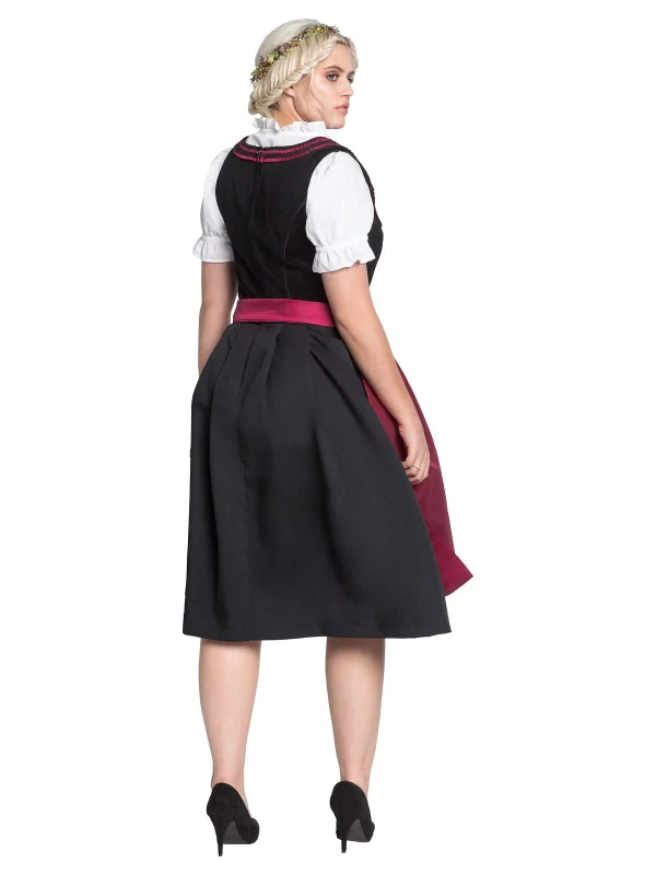 Sheego Dirndl In Schwarz-rot 5