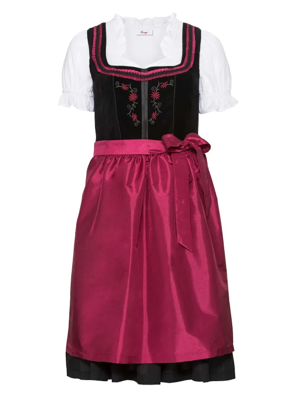 Sheego Dirndl In Schwarz-rot 7