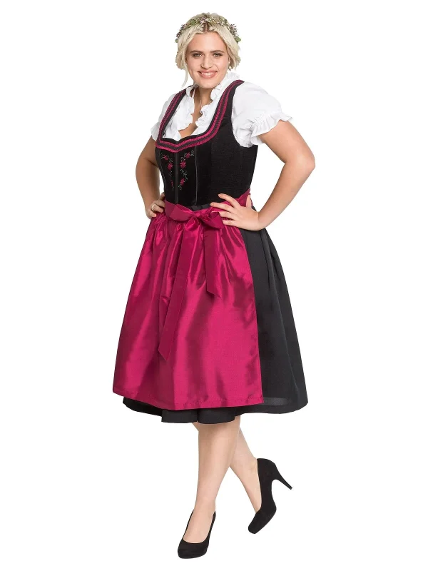 Sheego Dirndl In Schwarz-rot 1