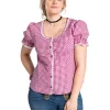 Sheego Trachtenbluse In Pink 16