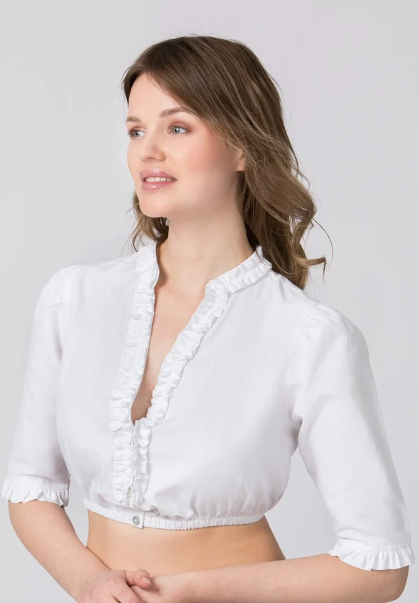 Stockerpoint Bluse “Adriette” In Weiss 4