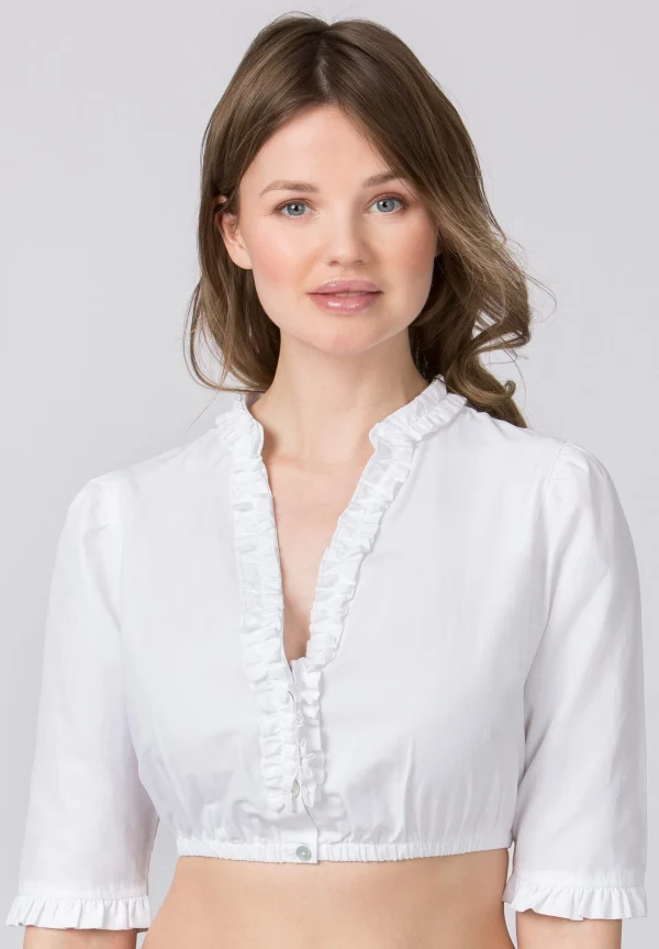 Stockerpoint Bluse “Adriette” In Weiss 1