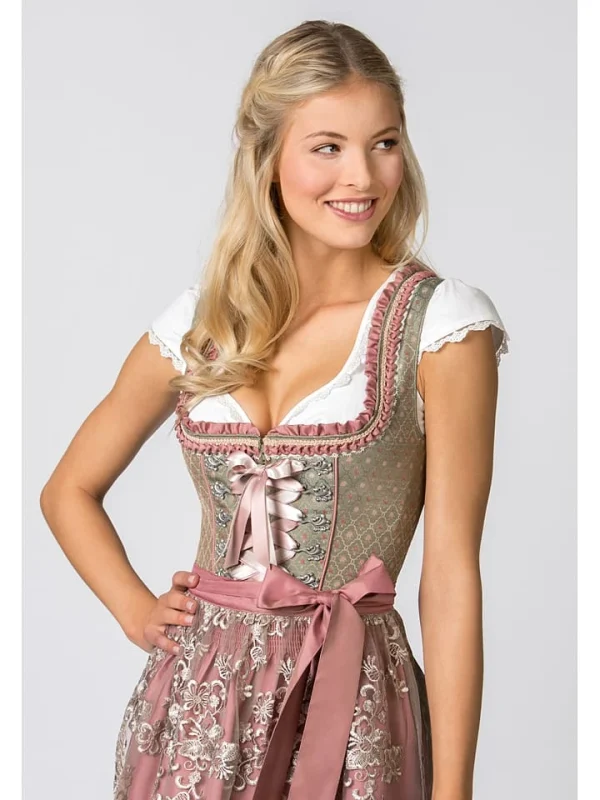 Stockerpoint Dirndl “Alice” In Beige/ Altrosa 6