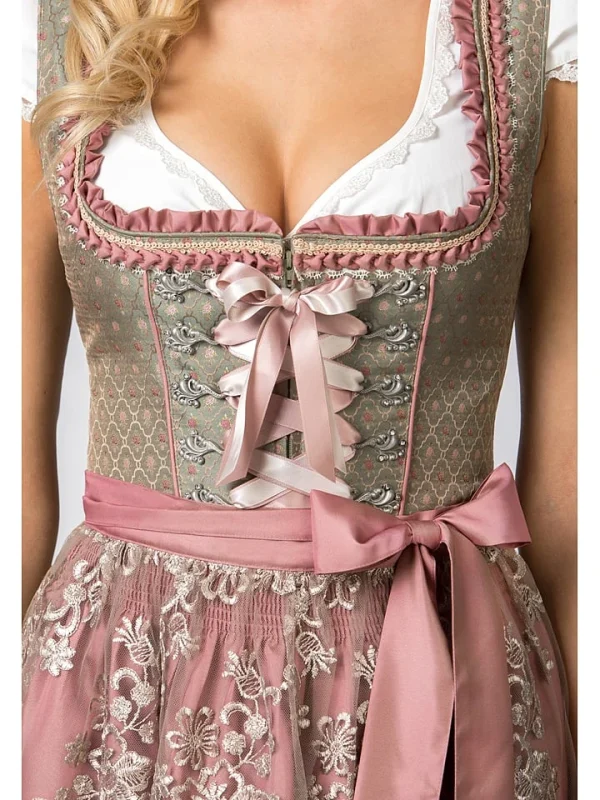 Stockerpoint Dirndl “Alice” In Beige/ Altrosa 7