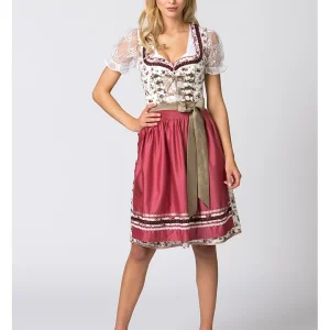 Stockerpoint Dirndl “Isadora” In Weiß/ Pink 11