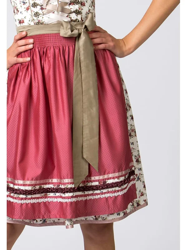 Stockerpoint Dirndl “Isadora” In Weiß/ Pink 5