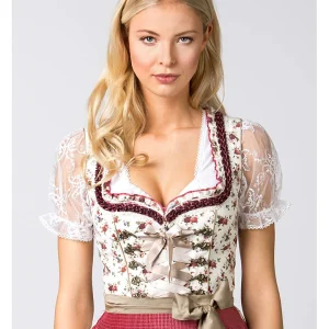 Stockerpoint Dirndl “Isadora” In Weiß/ Pink 17