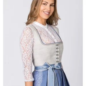 Stockerpoint Dirndl “Marla” In Hellgrau/ Blau 17